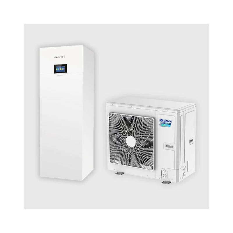 Gree Versati III All In One – 8 kW-os osztott rendszerű levegő-víz hőszivattyúk beépített HMV tárolóval