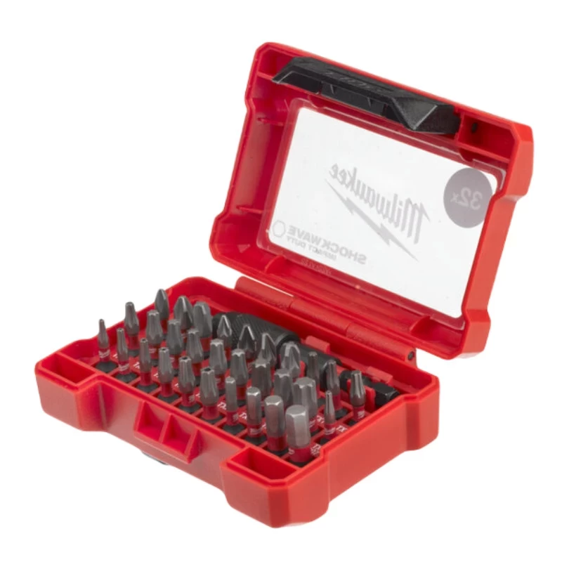 Bit készlet Milwaukee 32 db PH,PZ,TX,HEX, dobozban 4932464240