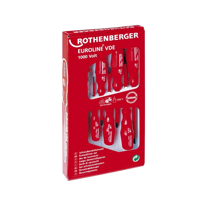 Csavarhúzó készlet Rothenberger 323126 7 db-os szigetelt