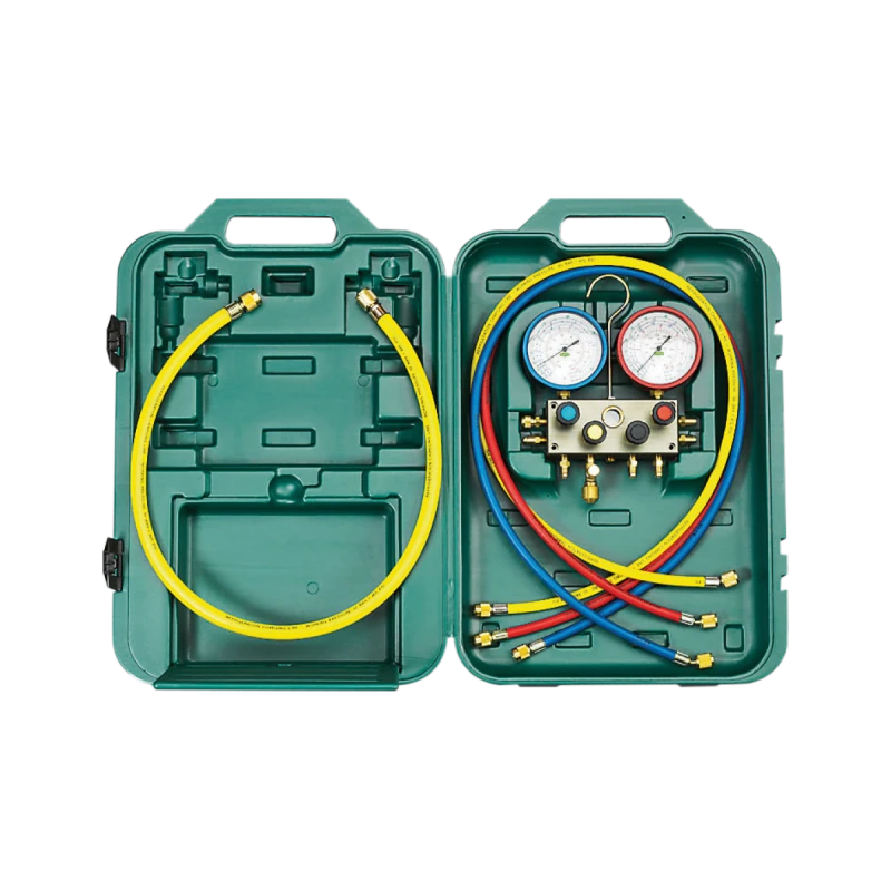 Manométer csaptelep M4-3-DELUXE-M-R134a 9885008 (táskás szett)