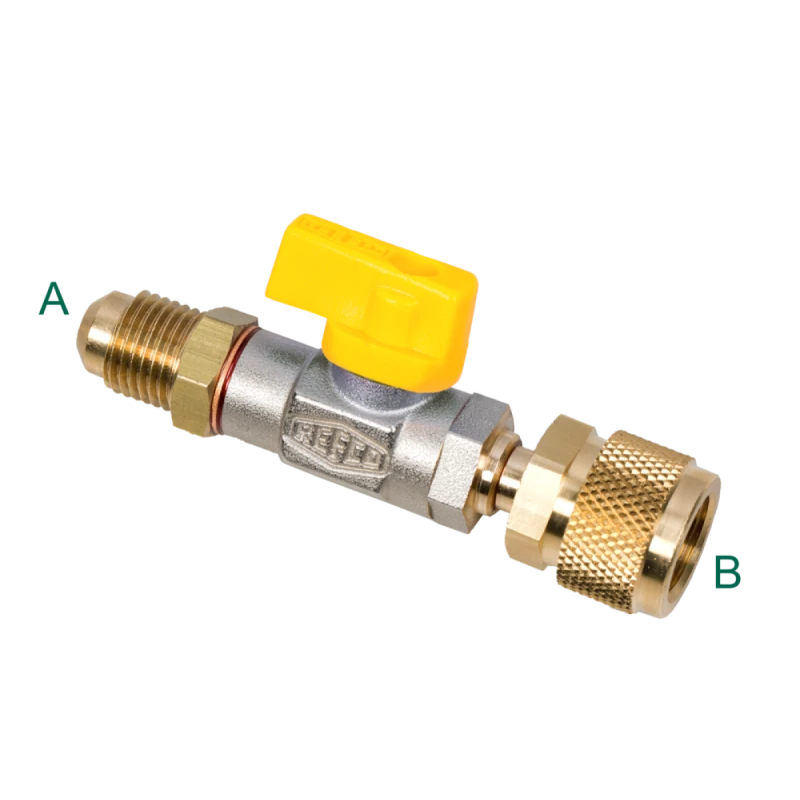 Csap R410A-hoz CA-1/2"-20UNF-Y 4661147 (sárga)