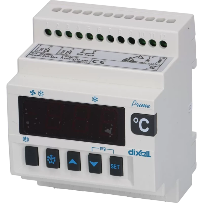 Digitális termosztát Dixell XR 60 D (DIN sínre) 230V/20A - 5N0C1