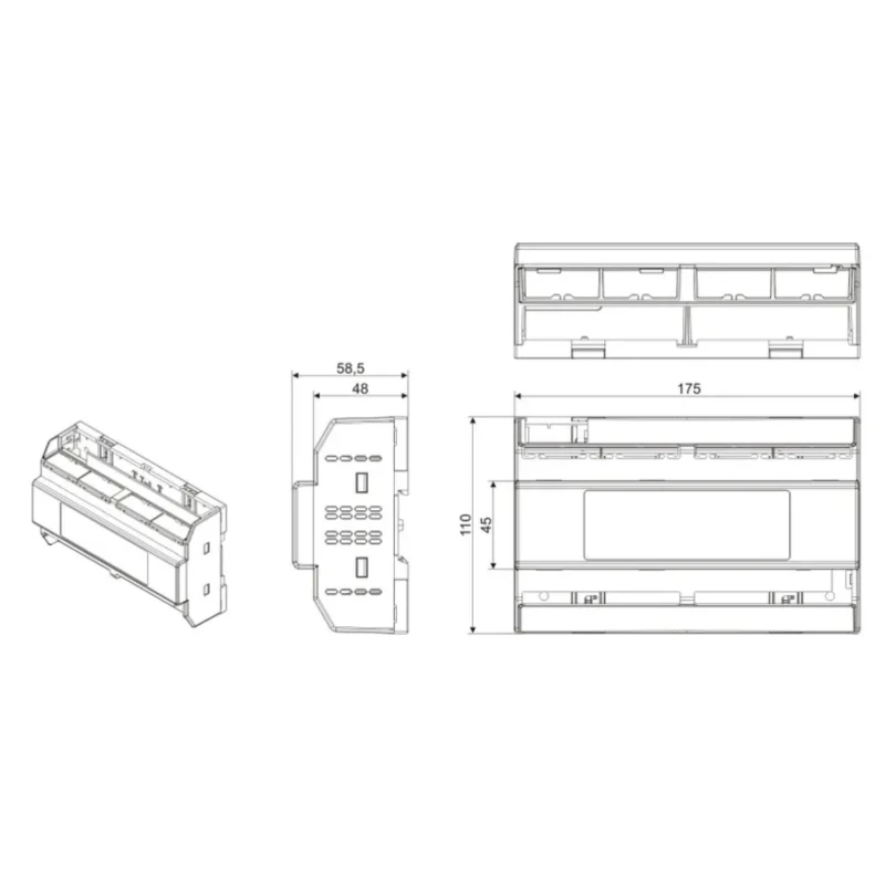 Dixell XWEB 300D - 8D00P /18 felügyeleti rendszer