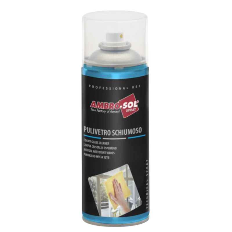 AMBRO-Sol Glass Cleaner üvegtisztító Hab 400ml