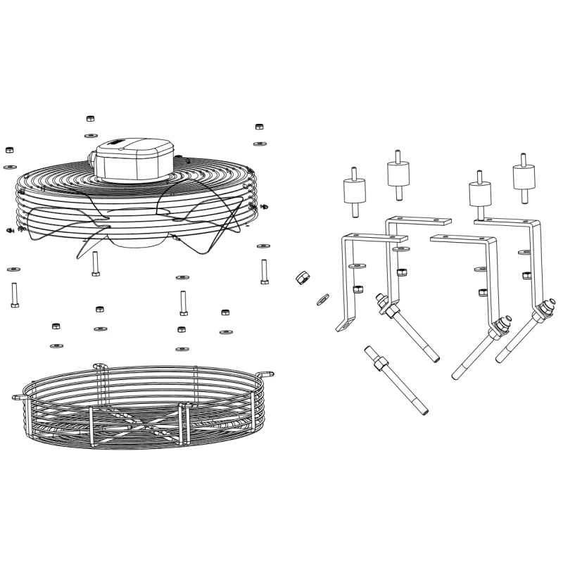 SZ-FM2V Frascold fejhűtő ventilátor