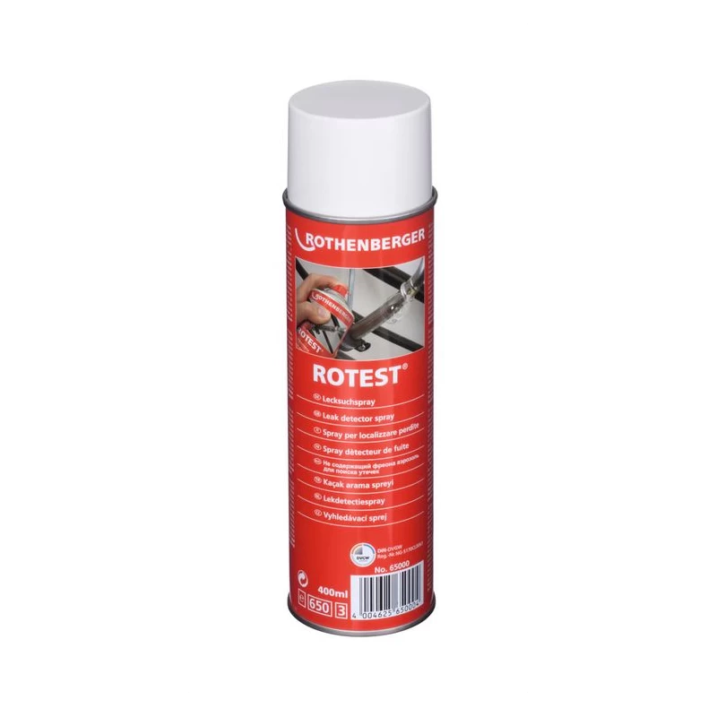 Szivárgáskereső 65000F spray 400 ml FAGYÁLLÓS Rothenberger