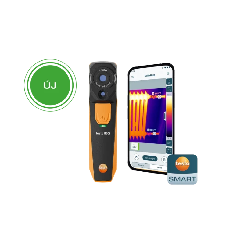 Testo 860i - Vezeték nélküli hőkamera okostelefonokhoz 0560 0860