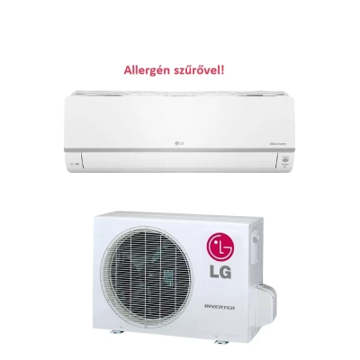 LG PC12SK SILENCE PLUS DUAL oldalfali split (3,5 kW)