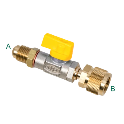 Csap R410A-hoz CA-1/2"-20UNF-Y  4661147 (sárga)