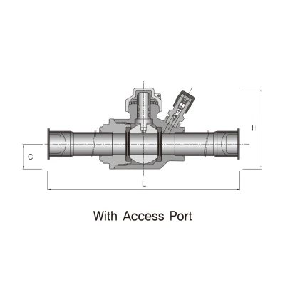 Golyósszelep 35 mm RBV35C Essen