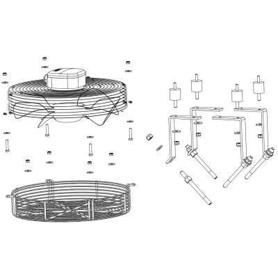 SZ-FM3 Frascold fejhűtő ventilátor