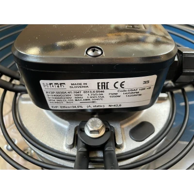Ventilátor HIDRIA 500mm szívó 3~ R13P-5030A-4T-7047 // USAF 10R+B
